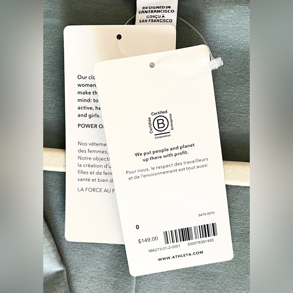 NWT Athleta Eastbound Travel Blazer | Minimalistic Grey | Size 0 - Picture 10 of 14